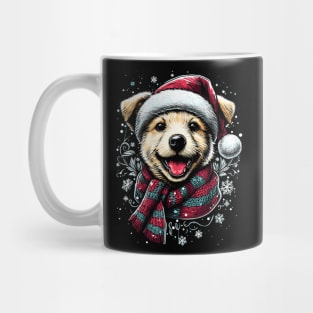 Santa Dog Mug